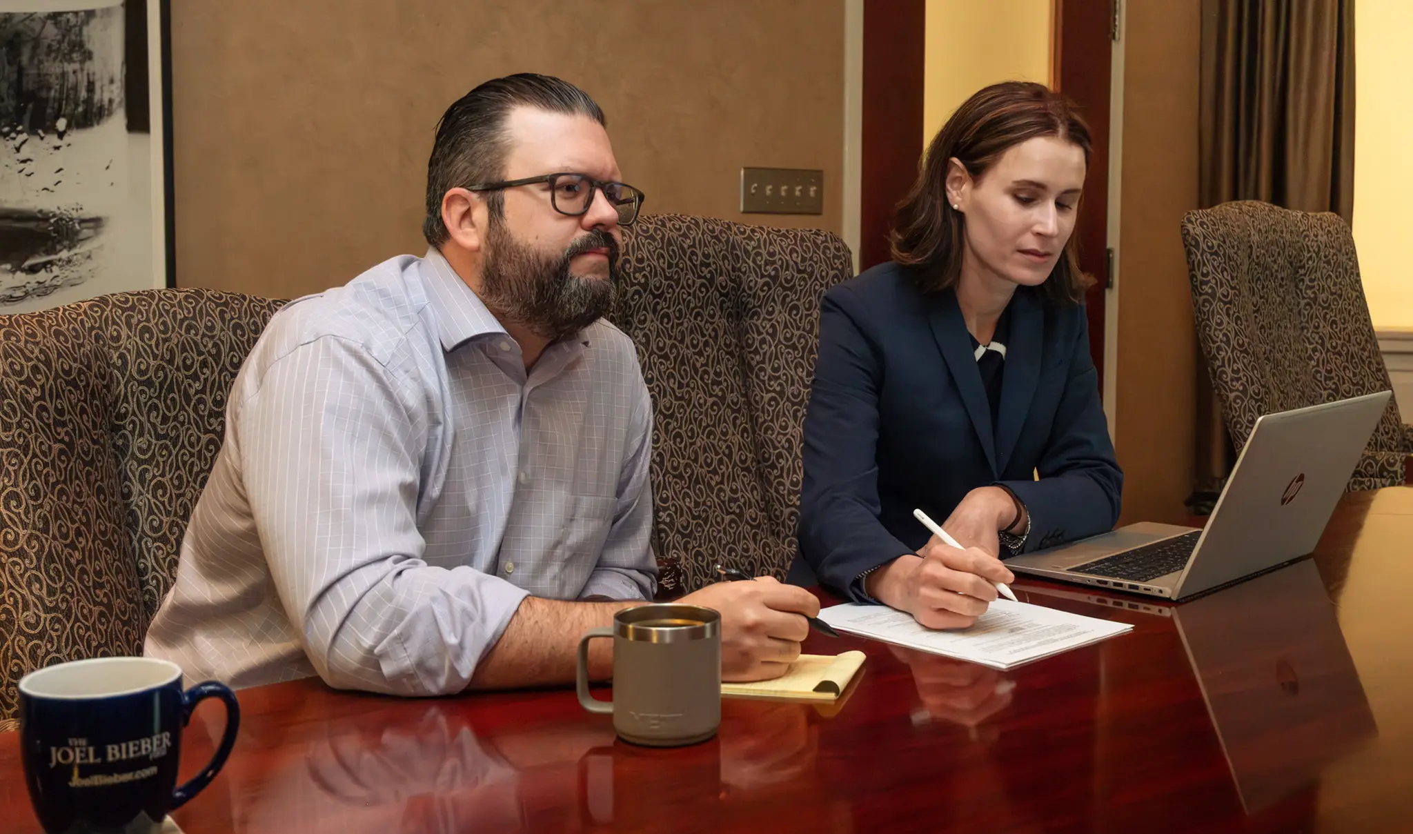 Joel Bieber Firm government team at work